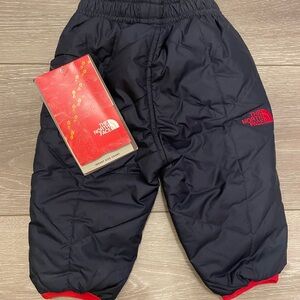 The North Face Outdoors/Snow Pants with Red Trim- infant 3-6 mo
